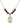 Saint Augustine Birthstone Necklace | 3/4 inch | 6mm Beads  Garnet 14kt Gold Filled