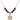 Saint Frances Cabrini Birthstone Necklace | 3/4 inch | 6mm Beads  Garnet 14kt Gold Filled