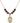 Saint Frances Cabrini Birthstone Necklace | 3/4 inch | 6mm Beads  Garnet 14kt Gold Filled