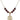 Saint Alexander Constantinople Birthstone Necklace | 3/4 inch  Garnet 14kt Gold Filled