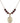 Saint Alexander Constantinople Birthstone Necklace | 3/4 inch  Garnet 14kt Gold Filled