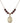 Saint Benjamin Birthstone Necklace | 3/4 inch | 6mm Beads  Garnet 14kt Gold Filled