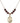 Saint Charles Borromeo Birthstone Necklace | 3/4 inch | 6mm Beads  Garnet 14kt Gold Filled