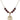 Saint Catherine Laboure Birthstone Necklace | 3/4 inch | 6mm Beads  Garnet 14kt Gold Filled