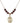 Saint Catherine Laboure Birthstone Necklace | 3/4 inch | 6mm Beads  Garnet 14kt Gold Filled