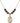 Saint Dennis Birthstone Necklace | 3/4 inch | 6mm Beads  Garnet 14kt Gold Filled