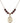 Saint Edward the Confessor Birthstone Necklace | 3/4 inch | 6mm Beads  Garnet 14kt Gold Filled