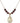 Saint Elmo Birthstone Necklace | 3/4 inch | 6mm Beads  Garnet 14kt Gold Filled