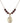 Saint Florian Birthstone Necklace | 3/4 inch | 6mm Beads  Garnet 14kt Gold Filled