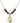 Holy Spirit Birthstone Necklace | 3/4 inch | 6mm Beads  Garnet 14kt Gold Filled