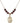 Saint Hubert of Liege Birthstone Necklace | 3/4 inch | 6mm Beads  Garnet 14kt Gold Filled