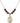 Saint Gregory the Great Birthstone Necklace | 3/4 inch | 6mm Beads  Garnet 14kt Gold Filled