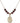 Saint Isidore of Seville Birthstone Necklace | 3/4 inch | 6mm Beads  Garnet 14kt Gold Filled