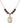 Saint Justin Birthstone Necklace | 3/4 inch | 6mm Beads  Garnet 14kt Gold Filled