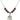 Saint Joan of Arc Birthstone Necklace | 3/4 inch | 6mm Beads  Garnet Sterling Silver