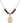 Saint John the Baptist Birthstone Necklace | 3/4 inch | 6mm Beads  Garnet 14kt Gold Filled