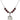Saint Joseph Birthstone Necklace | 3/4 inch | 6mm Beads  Garnet Sterling Silver