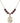 Saint Kateri Tekakwitha Birthstone Necklace | 3/4 inch | 6mm Beads  Garnet 14kt Gold Filled