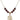 Saint Kevin Birthstone Necklace | 3/4 inch | 6mm Beads  Garnet 14kt Gold Filled