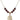 Saint Lawrence Birthstone Necklace | 3/4 inch | 6mm Beads  Garnet 14kt Gold Filled