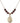 Saint Lawrence Birthstone Necklace | 3/4 inch | 6mm Beads  Garnet 14kt Gold Filled
