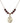 Saint Kilian Birthstone Necklace | 3/4 inch | 6mm Beads  Garnet 14kt Gold Filled
