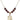 Saint Luke the Apostle Birthstone Necklace | 3/4 inch | 6mm Beads  Garnet 14kt Gold Filled