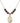 Saint Luke the Apostle Birthstone Necklace | 3/4 inch | 6mm Beads  Garnet 14kt Gold Filled