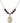 Saint Mark the Evangelist Birthstone Necklace | 3/4 inch | 6mm Beads  Garnet 14kt Gold Filled