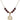 Saint Mary Magdalene Birthstone Necklace | 3/4 inch | 6mm Beads  Garnet 14kt Gold Filled