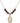 Saint Mary Magdalene Birthstone Necklace | 3/4 inch | 6mm Beads  Garnet 14kt Gold Filled