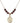 Saint Maximilian Kolbe Birthstone Necklace | 3/4 inch | 6mm Beads  Garnet 14kt Gold Filled
