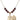 Saint Michael the Archangel Birthstone Necklace | 3/4 inch | 6mm Beads  Garnet 14kt Gold Filled