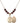 Saint Michael the Archangel Birthstone Necklace | 3/4 inch | 6mm Beads  Garnet 14kt Gold Filled