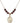 Miraculous Medal Birthstone Necklace | 3/4 inch | 6mm Beads  Garnet 14kt Gold Filled