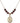 Our Lady of Loretto Birthstone Necklace | 3/4 inch | 6mm Beads  Garnet 14kt Gold Filled