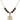 Saint Paul the Apostle Birthstone Necklace | 3/4 inch | 6mm Beads  Garnet 14kt Gold Filled