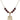 Saint Richard Birthstone Necklace | 3/4 inch | 6mm Beads  Garnet 14kt Gold Filled