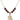 Saint Sebastian Birthstone Necklace | 3/4 inch | 6mm Beads  Garnet 14kt Gold Filled