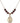 Saint Juan Diego Birthstone Necklace | 3/4 inch | 6mm Beads  Garnet 14kt Gold Filled