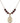 Saint John of God Birthstone Necklace | 3/4 inch | 6mm Beads  Garnet 14kt Gold Filled