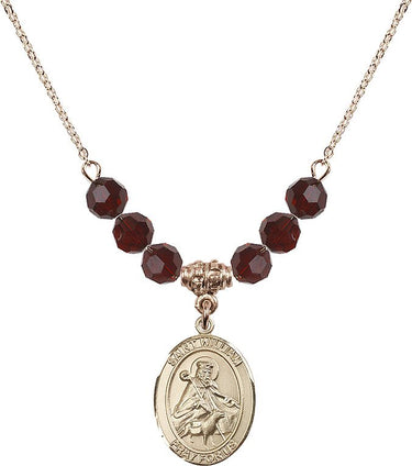 Collar de la piedra natal de San Guillermo de Rochester | 1,9 cm