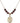 Our Lady of la Vang Birthstone Necklace | 3/4 inch | 6mm Beads  Garnet 14kt Gold Filled