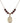 Saint Zachary Birthstone Necklace | 3/4 inch | 6mm Beads  Garnet 14kt Gold Filled