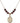 Saint Julie Billiart Birthstone Necklace | 3/4 inch | 6mm Beads  Garnet 14kt Gold Filled