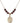 Saint Leo the Great Birthstone Necklace | 3/4 inch | 6mm Beads  Garnet 14kt Gold Filled