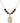 Saint Walburga Birthstone Necklace | 3/4 inch | 6mm Beads  Garnet 14kt Gold Filled