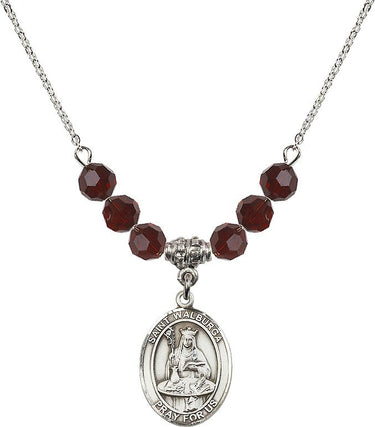 Collar de natalicio de Santa Walburga | 1,9 cm | Cuentas de 6 mm