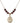Saint Marcellin Champagnat Birthstone Necklace | 3/4 inch | 6mm Beads  Garnet 14kt Gold Filled