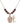 Saints Cosmas & Damian / Doctors Birthstone Necklace | 3/4 inch  Garnet 14kt Gold Filled